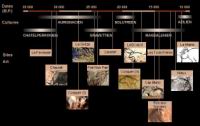 Succession chronologique des grottes ornees